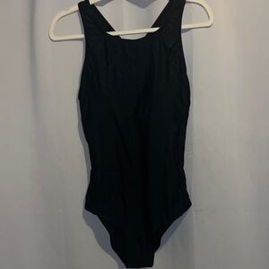 Black One-Piece Swimsuit